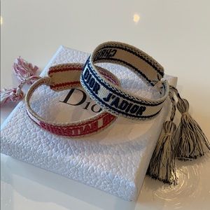 Christian Dior J’aDior Bracelets Pink and Blue